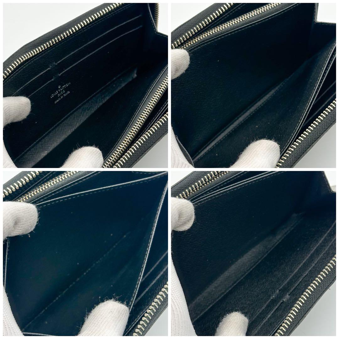 ルイヴィトン ジッピーウォレット エピ ブラック ラウンド 長財布 レザー