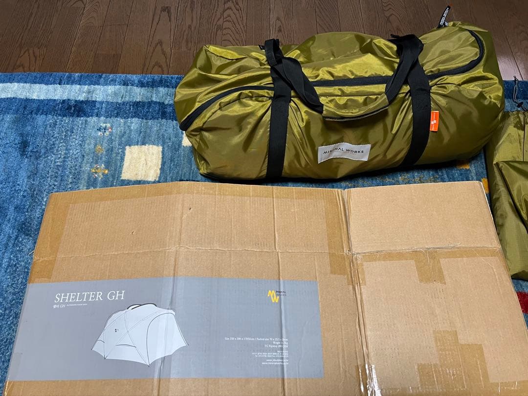 ミニマルワークス　シェルターGH タン　TPUドア1枚、メッシュドア2枚