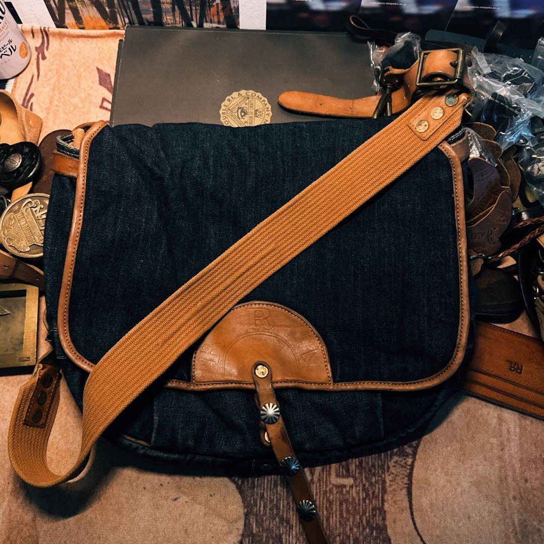 RRL クラシックデニム メッセンジャーバッグ