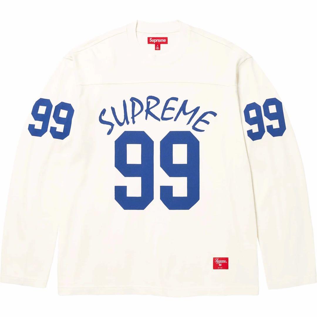 Supreme 99 L/S Football Top 白 S