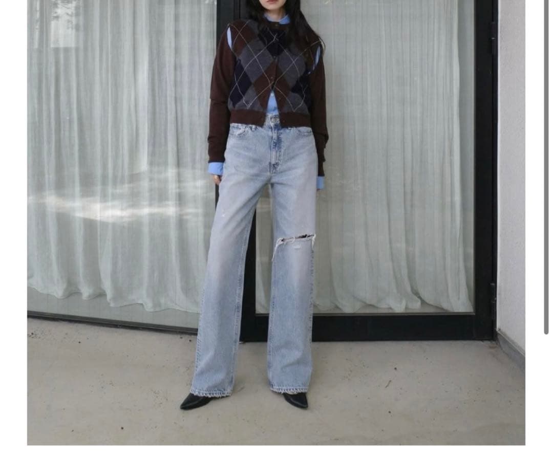 パンツ CLANE / CRASH DENIM PANTS
