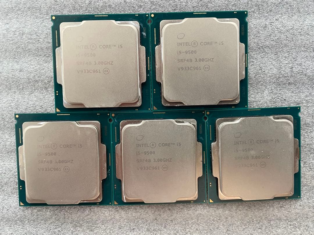 Intel Core i5-9500、i3-6100/8100CPU まとめ売り