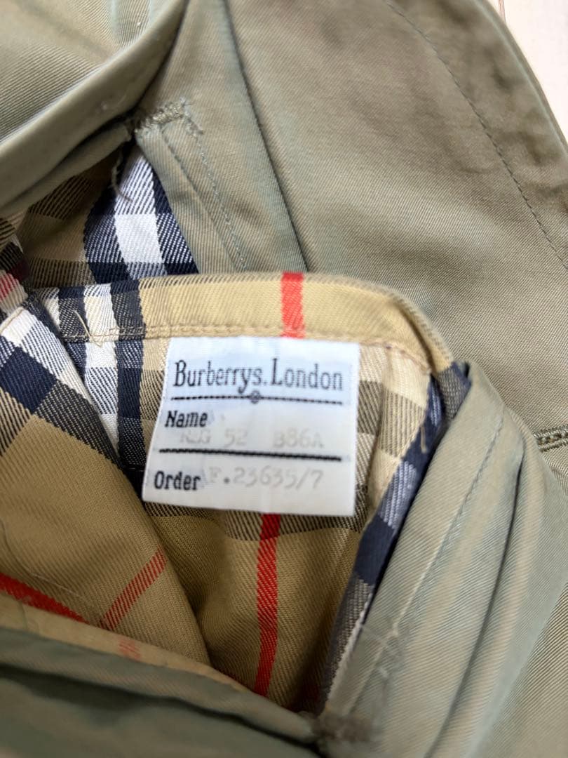 H*M様 Burberry トレンチコート ミリタリー タマムシ イギリス製 バ