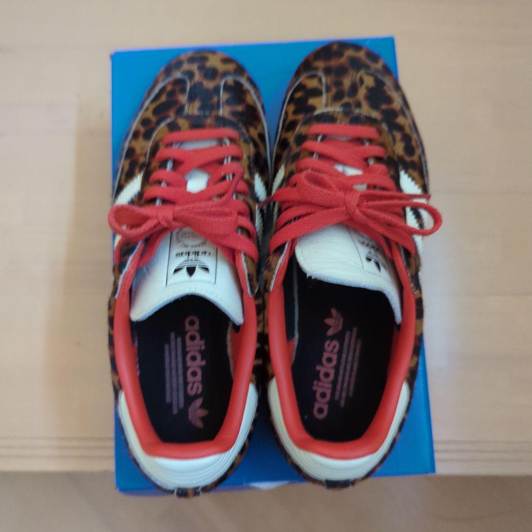 adidas sambaレオパード柄 スニーカー　24.5cm