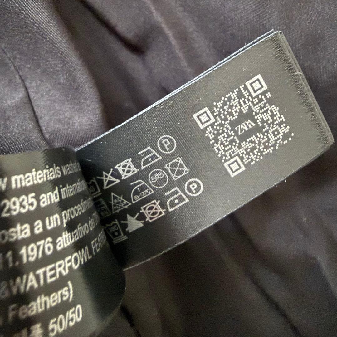 新品未使用タグ⭐︎3WAY ZARA ダウンロングコート ボア ファー付き S