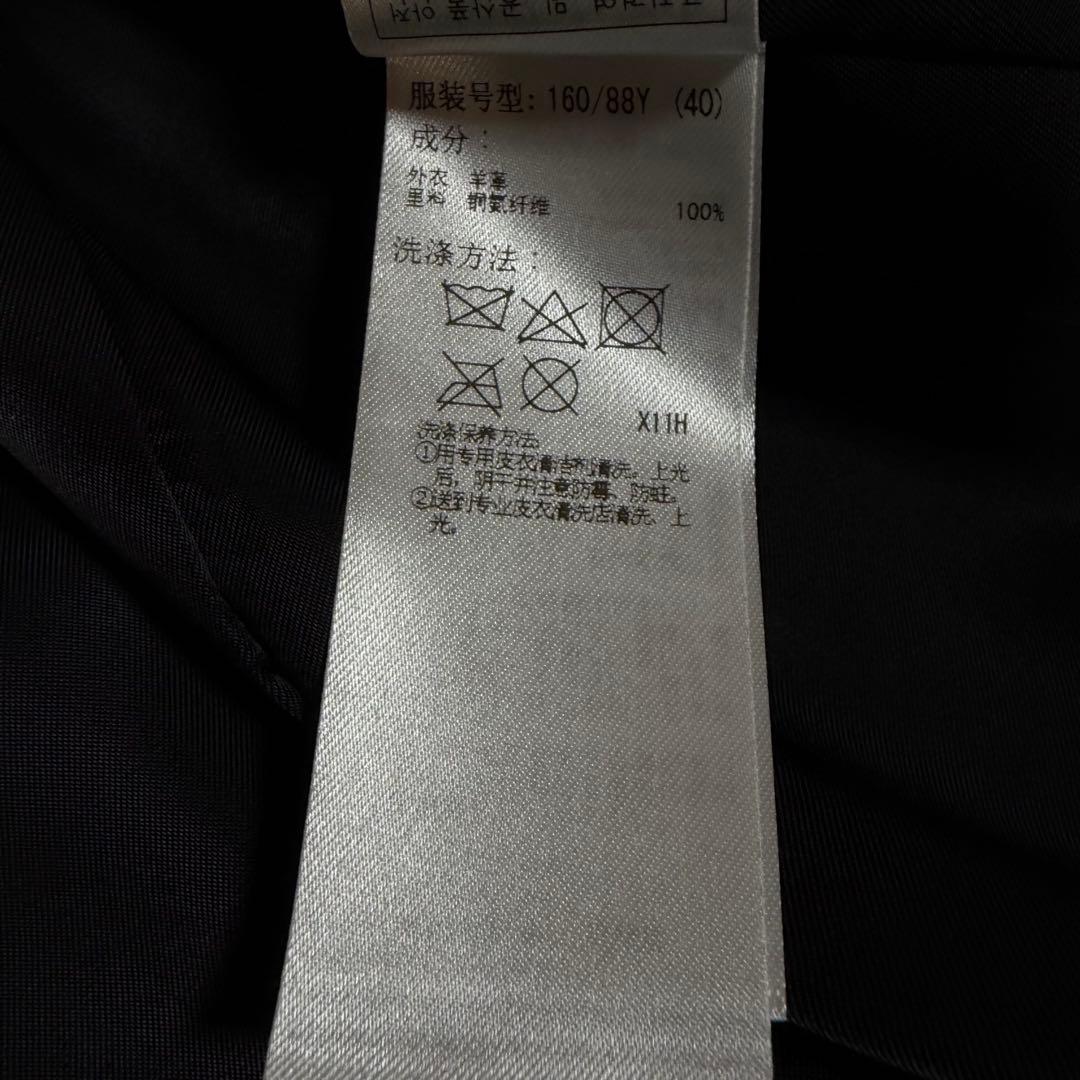 美品★23区★ラムレザーダブルライダースジャケット　40 羊革 ブラック　黒