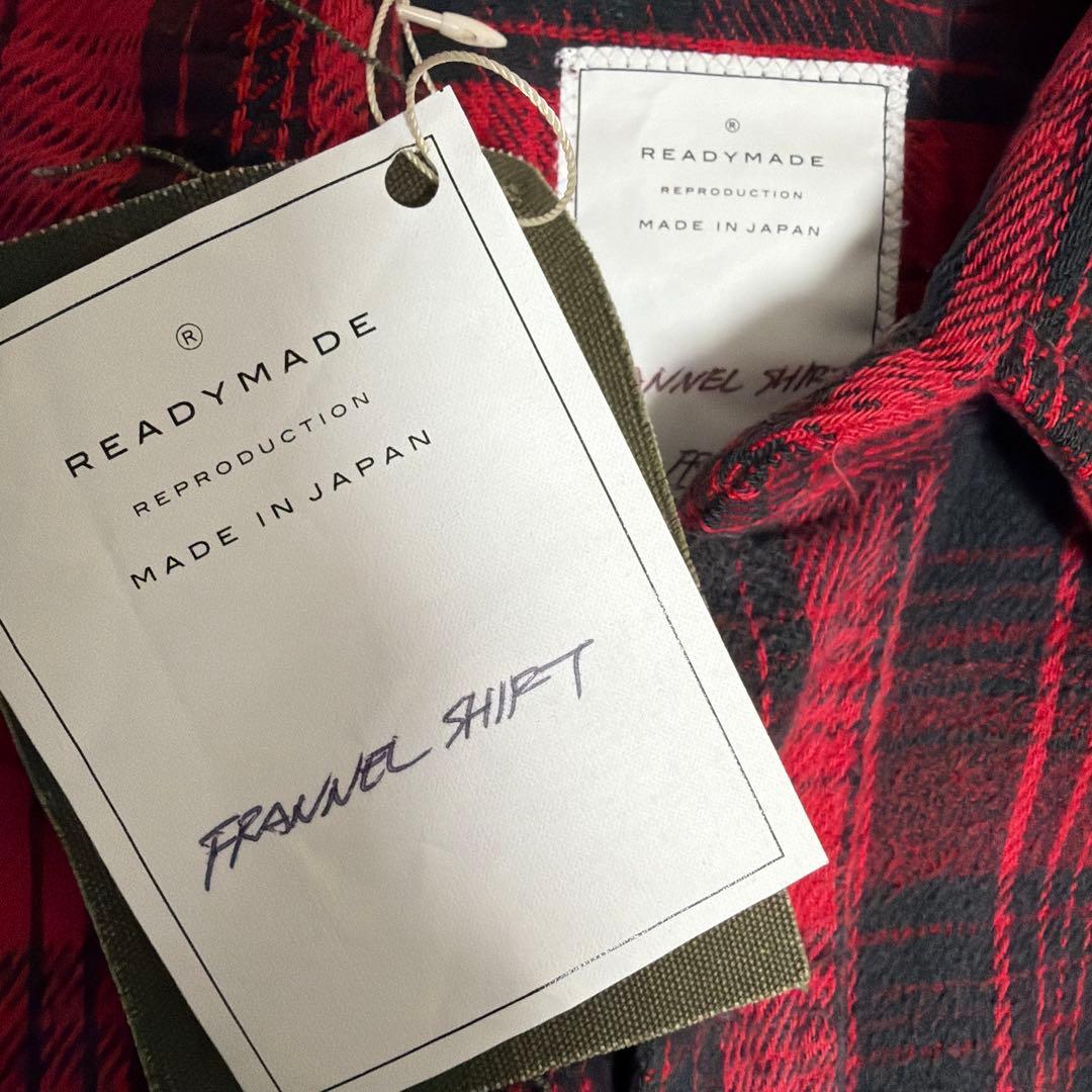 READY MADE 定価187000円　シャツ サイズ1 シルバー925ボタン