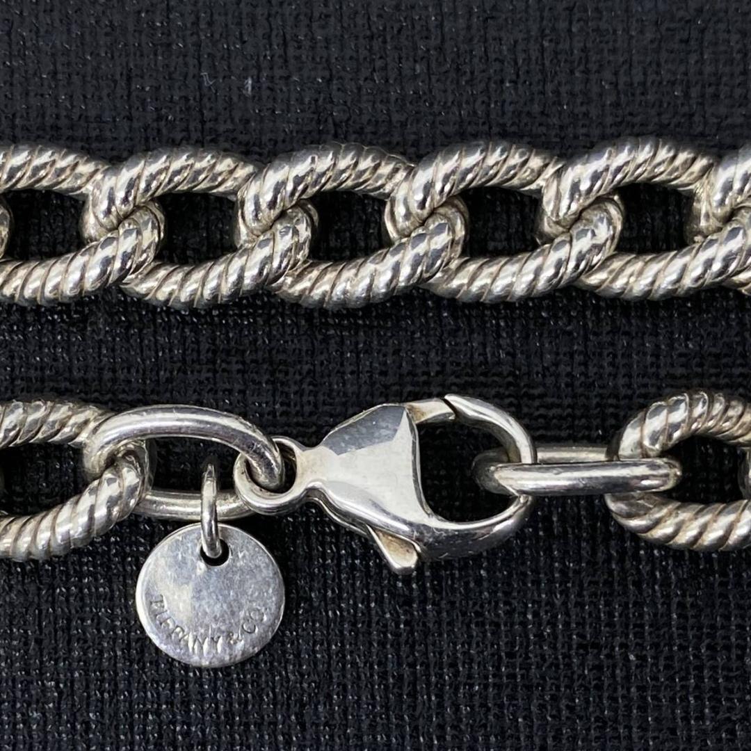 美品 OLD TIFFANY&Co シルバー925 ロープチェーン ブレスレット