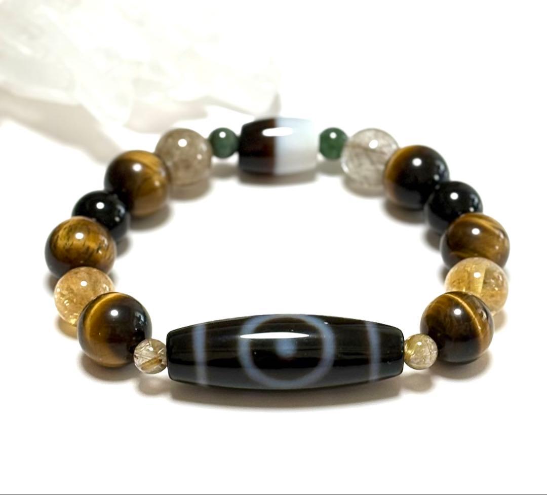 ⭐️チベット高級至純 星辰天珠 & 黒白天珠ブレスレット