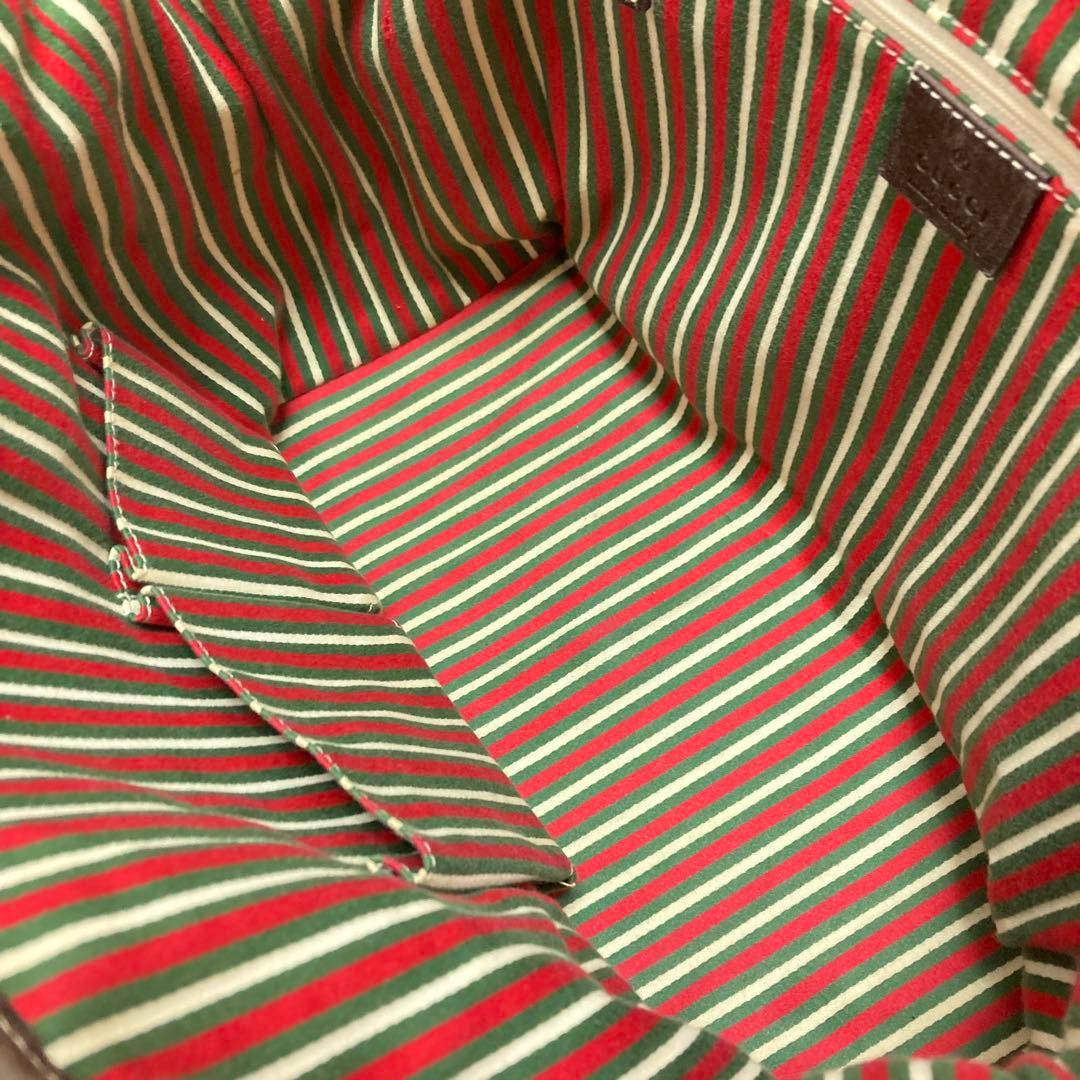 訳あり　グッチ GG インターロッキング　キャンバス　トートバッグ