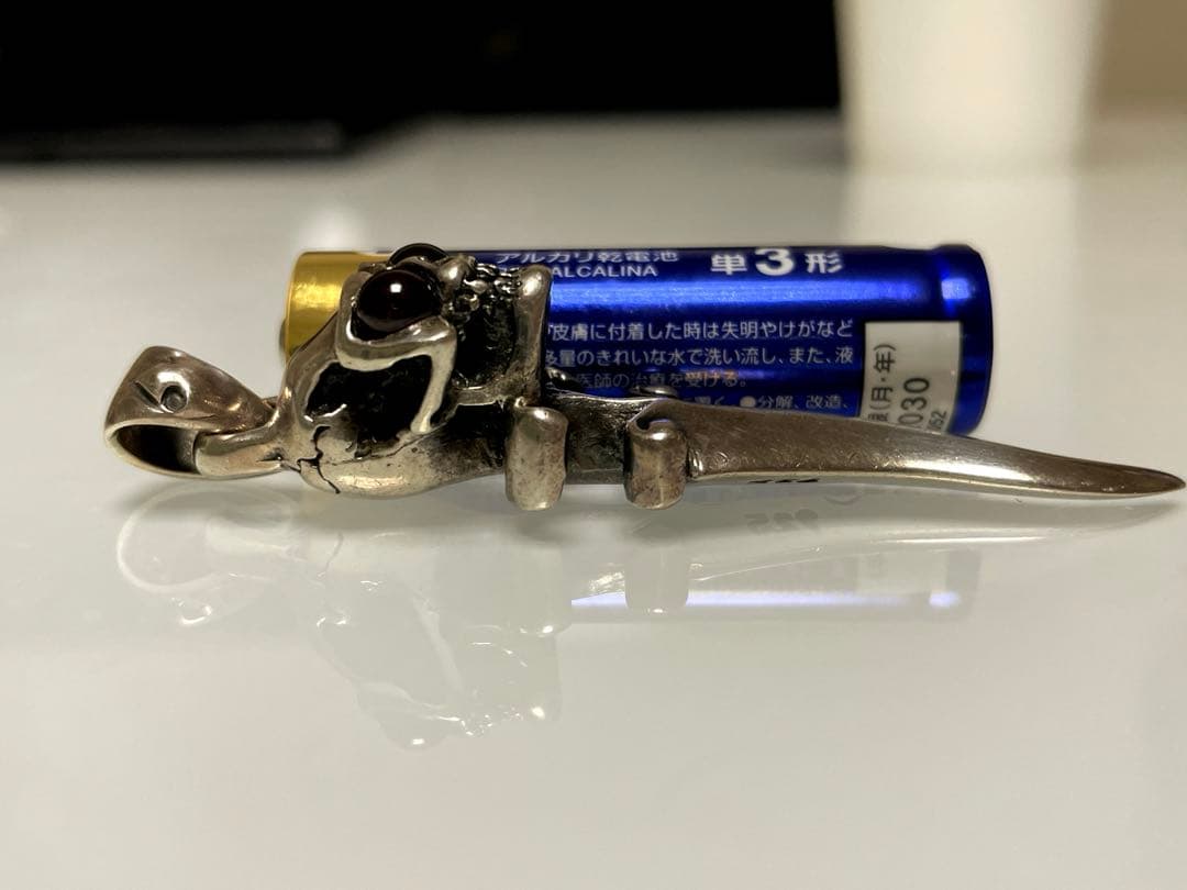 【週末限定値下げ】スカル クロー ネックレス トップ 925 A&G