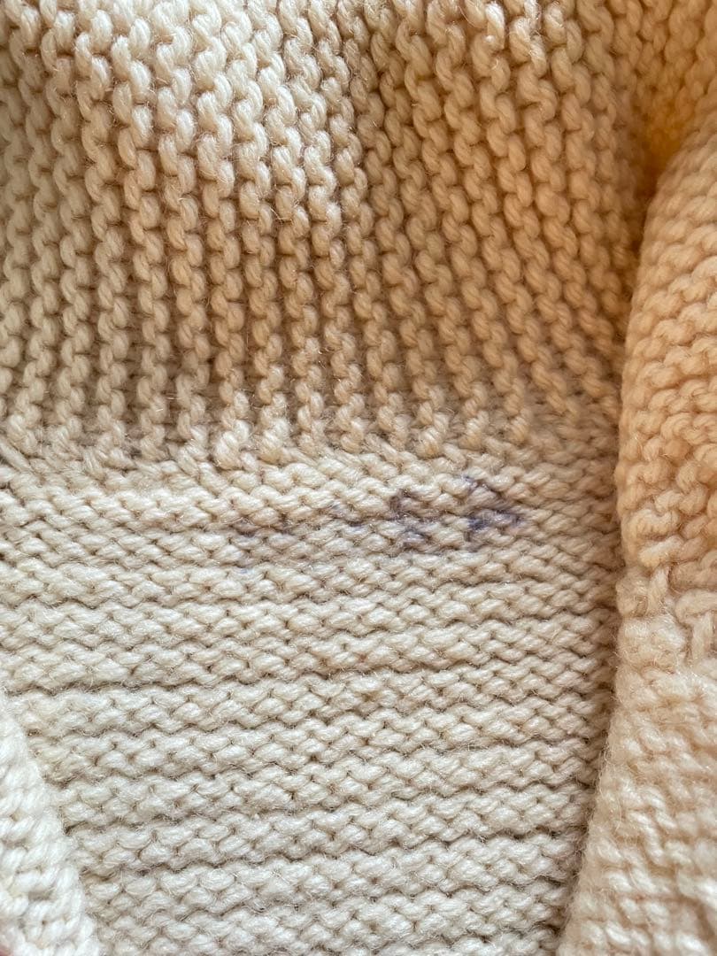 カウチン　古着　馬柄