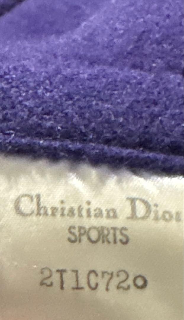 80s vintage dior wool coat ユニセックス　パープル系