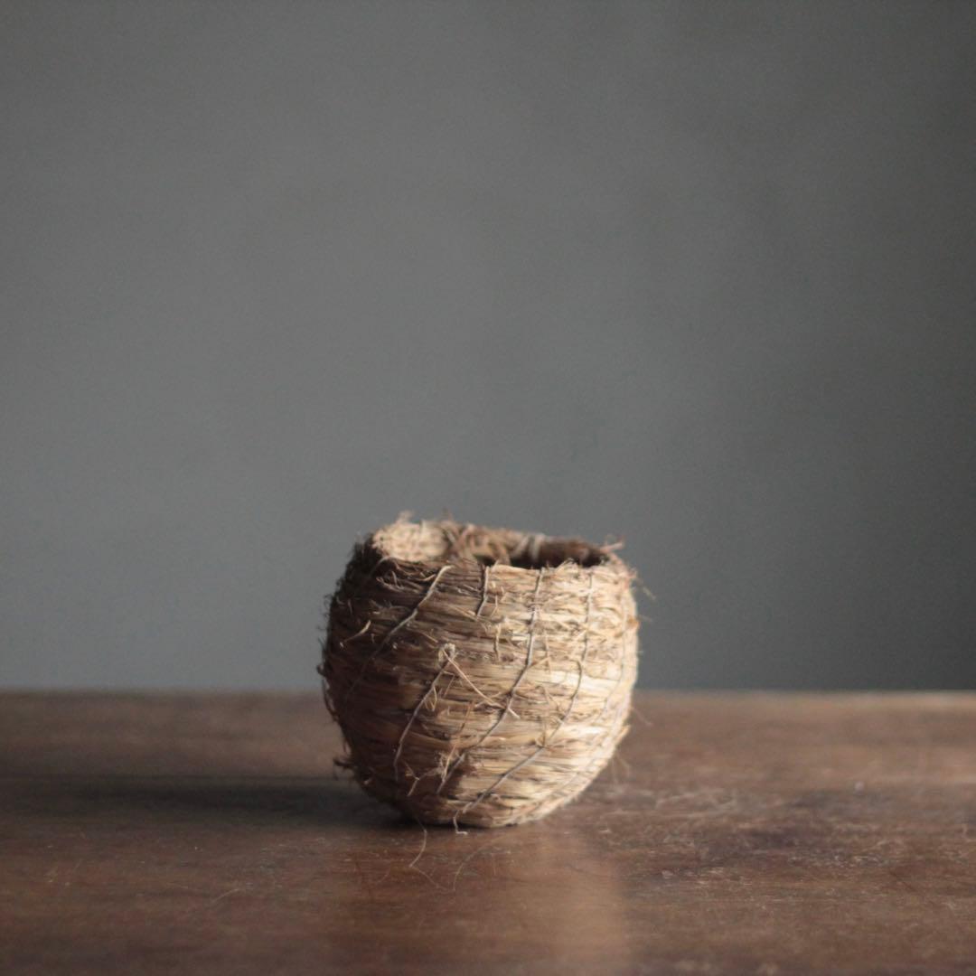 鳥籠の 鳥の巣 古道具 アンティーク オブジェ