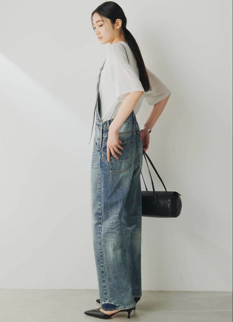 ✨美品✨ウィムガゼットWhim Gazette デニムオールインワン2( F )