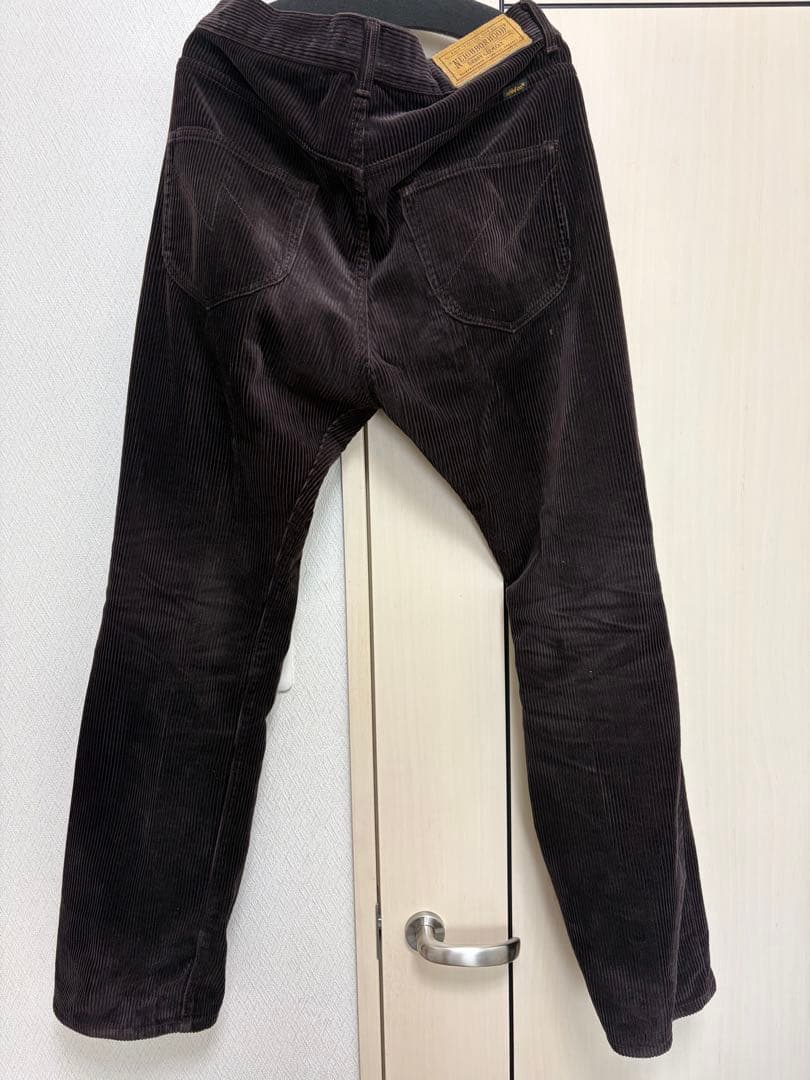 NEIGHBORHOOD コーデュロイ ストレートパンツ ダークブラウン