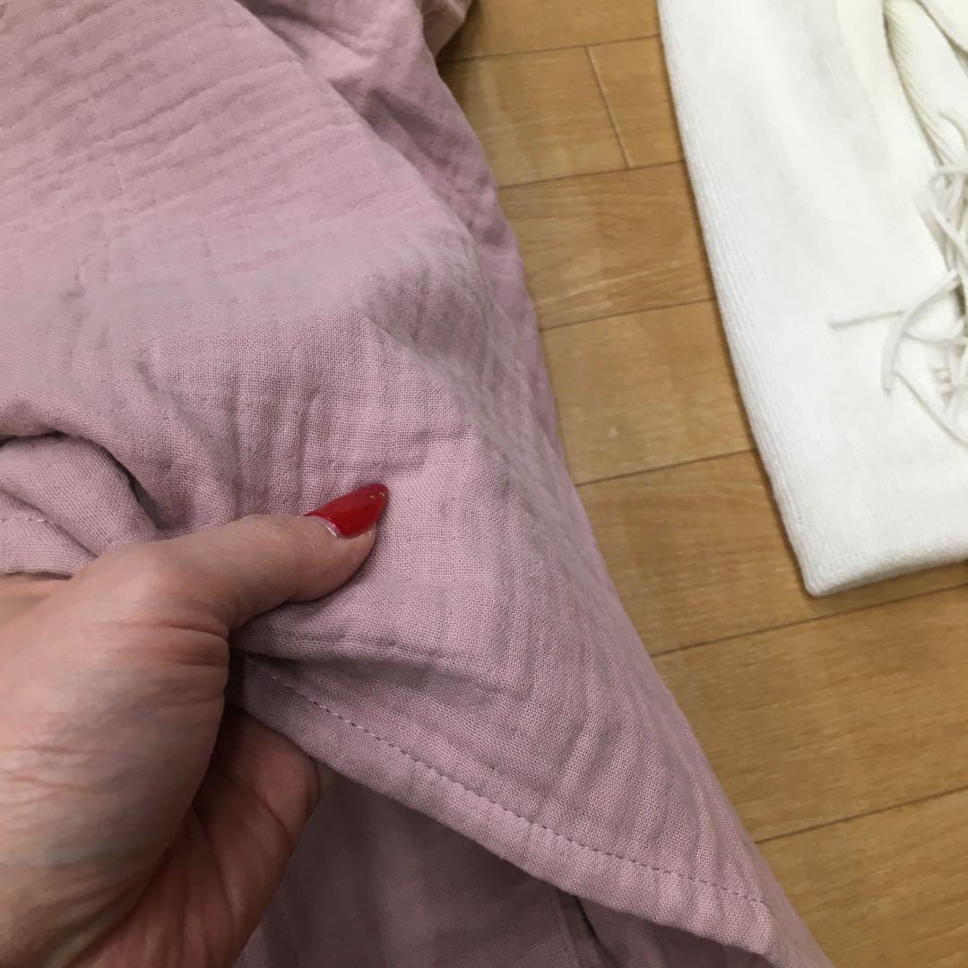 parsley パセリ 辻希美 プロデュース コットンガーゼエプロン ピンク