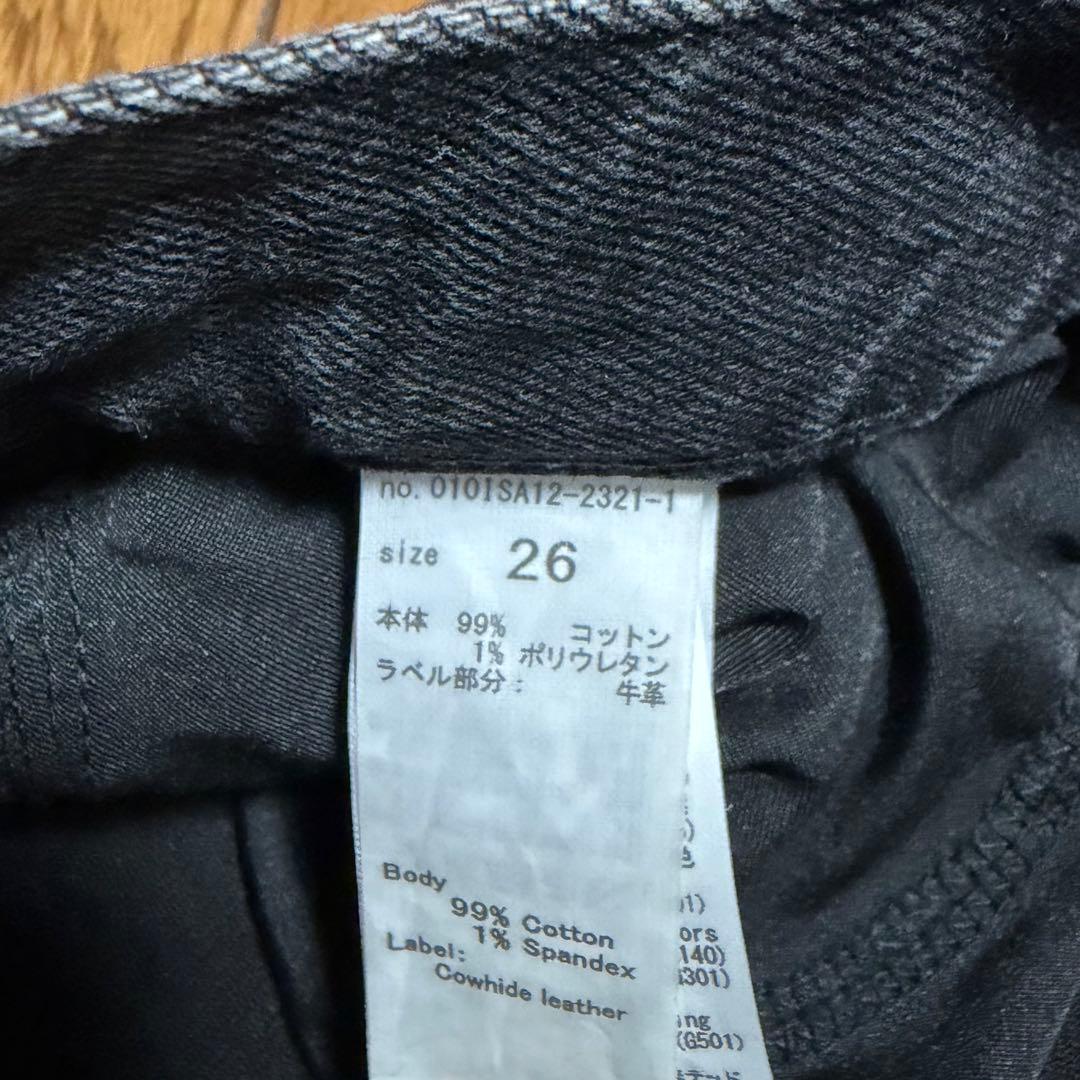 MOUSSY MVS BLACK FLARE (L) フレア ロングサイズ 26