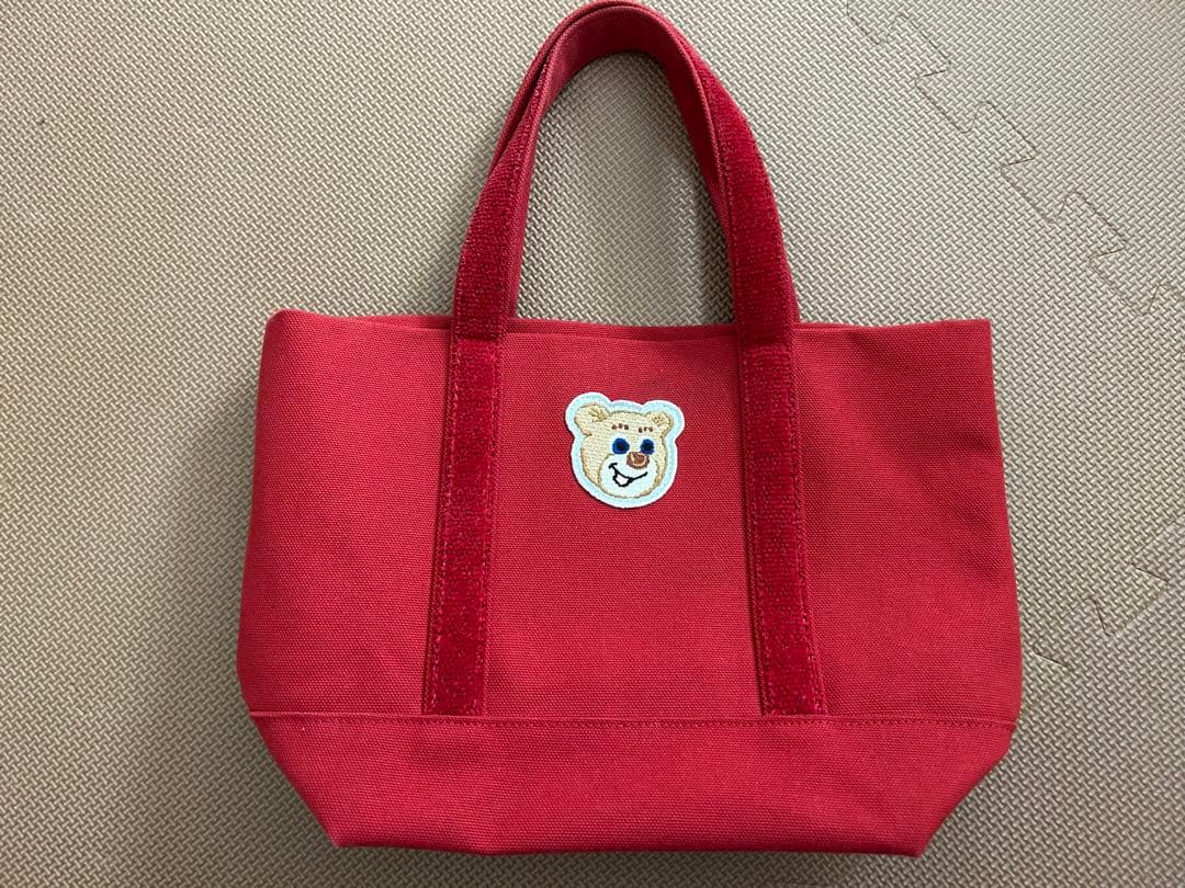 ☆FEILER☆ フェイラー　オールドテディ　ワッペントートバッグ　小