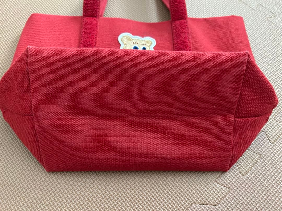 ☆FEILER☆ フェイラー　オールドテディ　ワッペントートバッグ　小