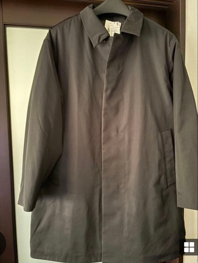 ユニクロC パフテックハーフコート ブラック　XXL 新品（試着のみ）
