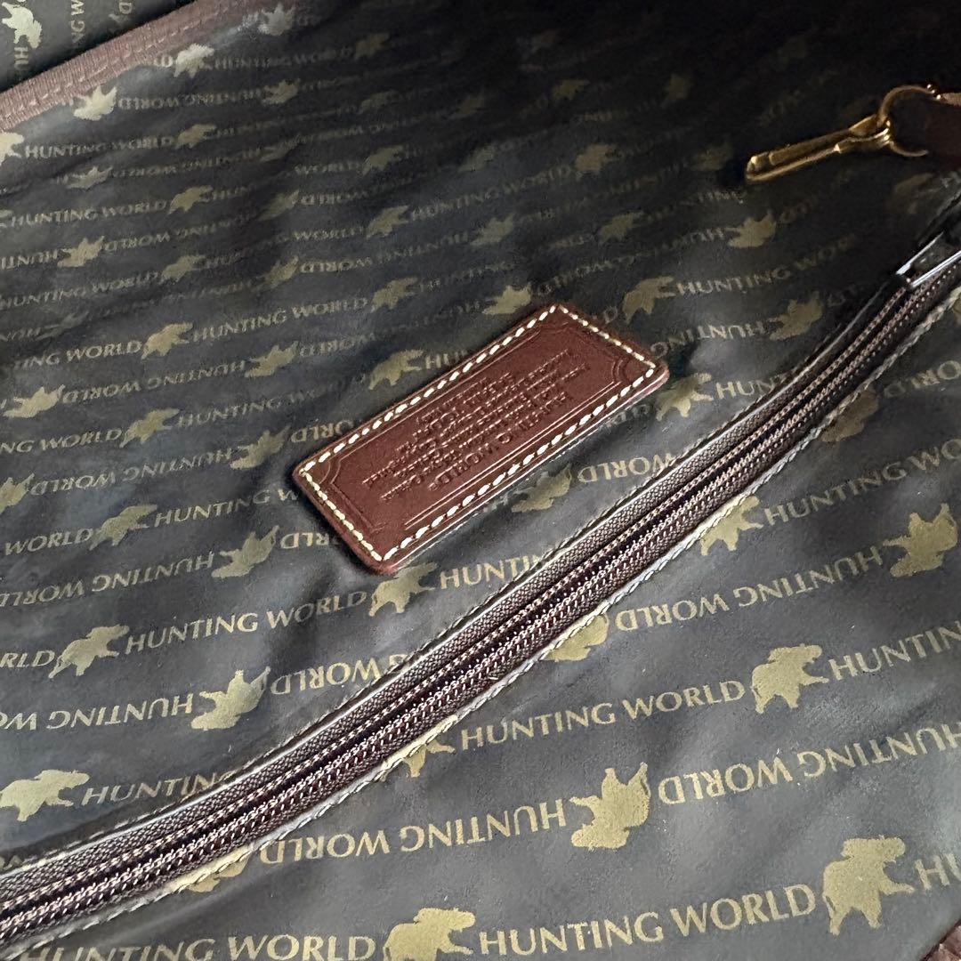 【極美品】HUNTING WORLD サファリ トゥデイ トートバッグ