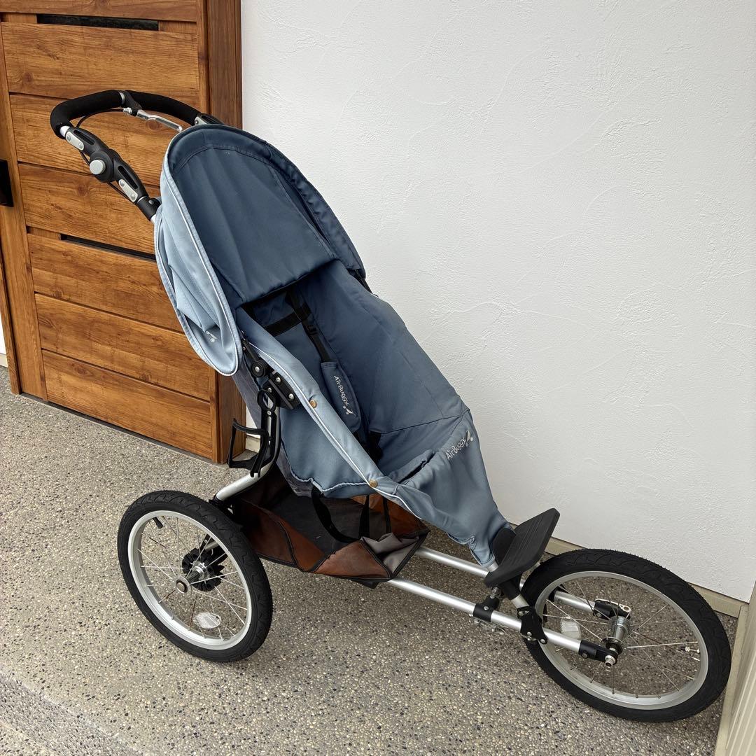 DRY  AirBuggyラン ジョギング用ベビーカー ブルー