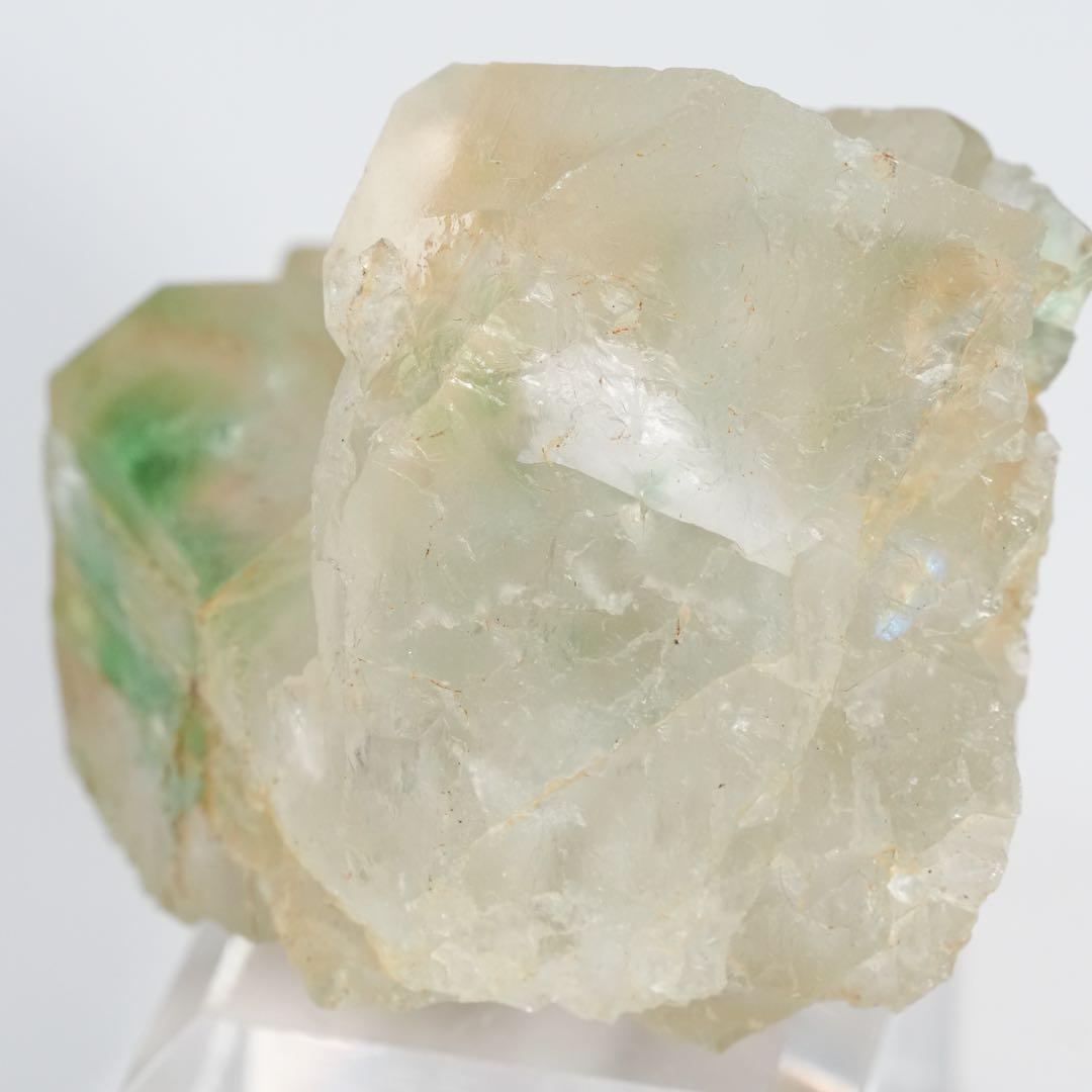 【結晶の状態は珍しい】フローライト ペーニャ産 44×40×37mm