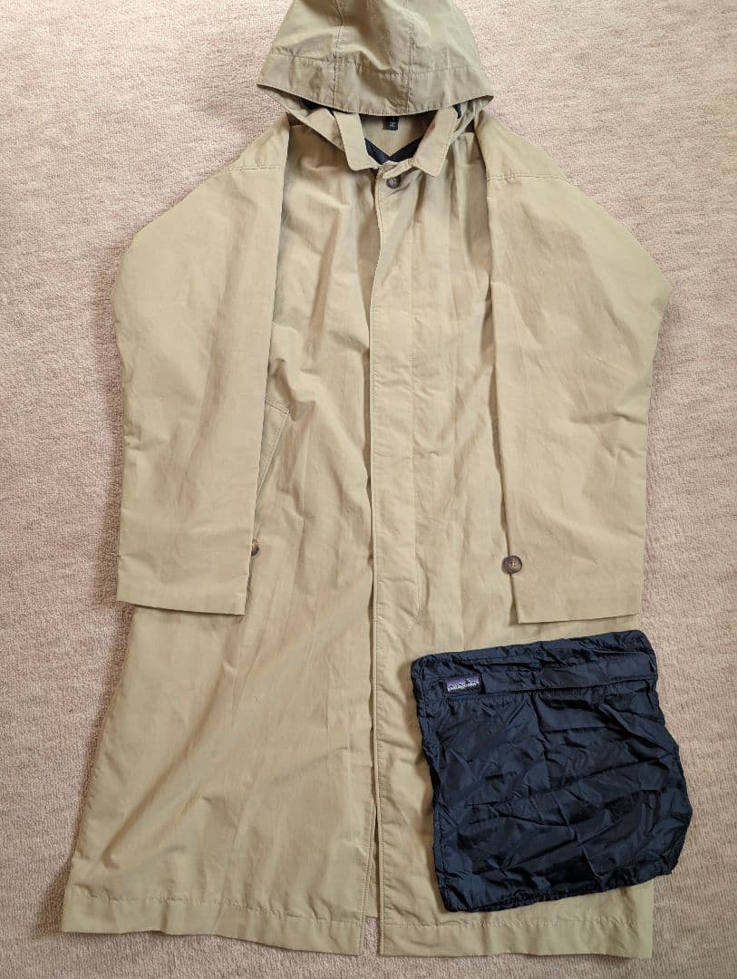 パタゴニア　シティレインコート　90s USA製　希少Sサイズ 美品　保存袋付