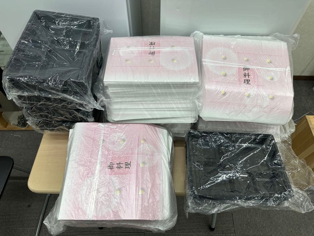 弁当箱 高級 85-60わたぼうし248枚 懐石 仕出し 使い捨て テイクアウト