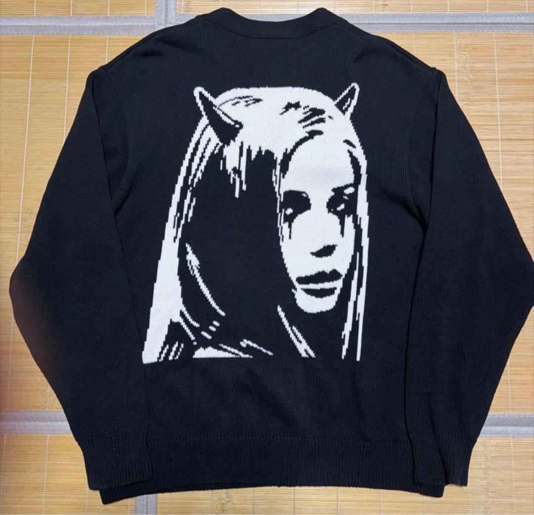 HYSTERIC GLAMOUR STEEL DEVILカーディガン　ニット　M