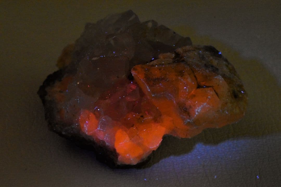 青森県西目屋村居森平産 ラベンダーアメジスト＆カルサイト2