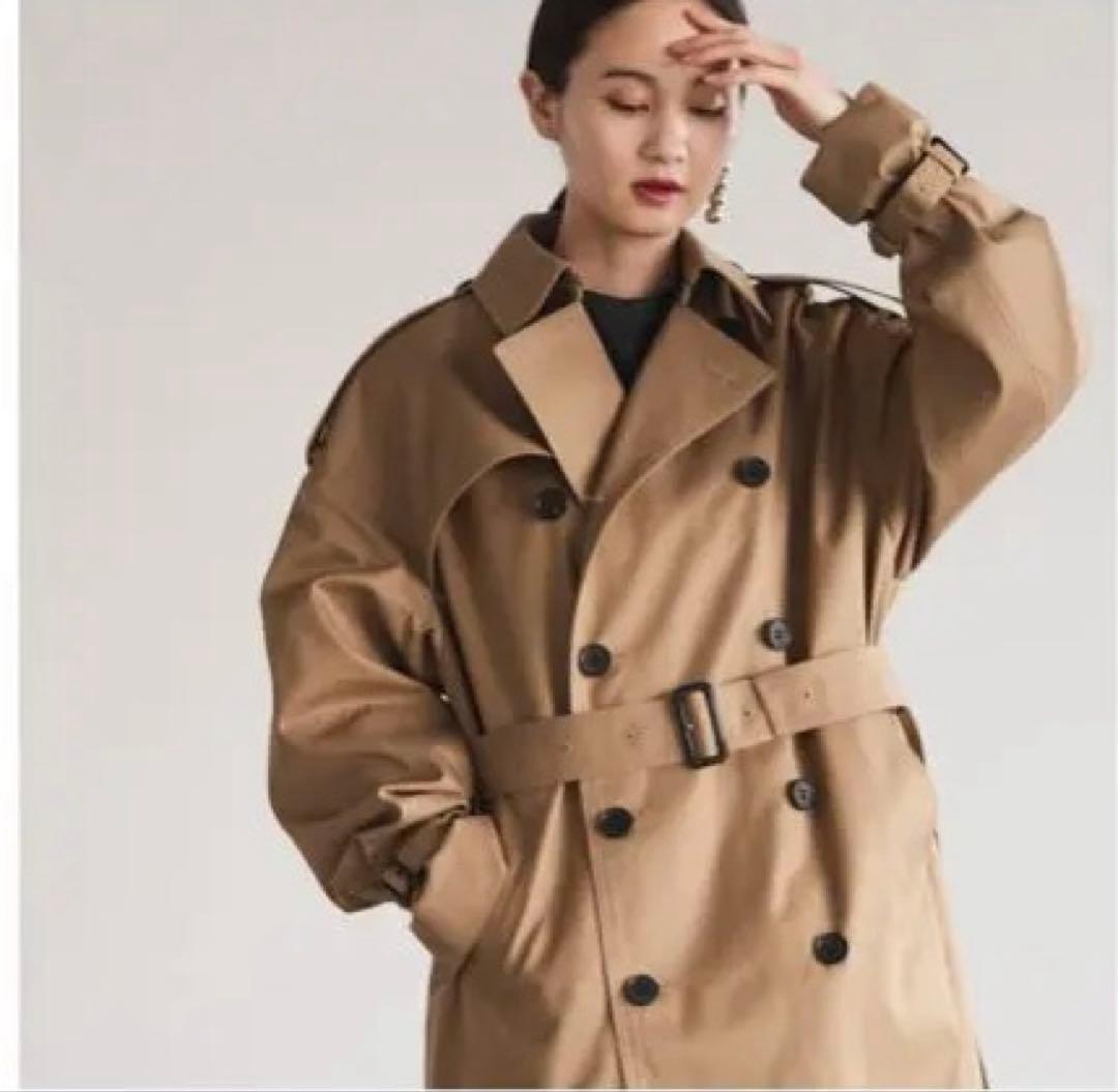 ハイク　TRENCH COAT BIG FIT トレンチコート　ビッグフィット