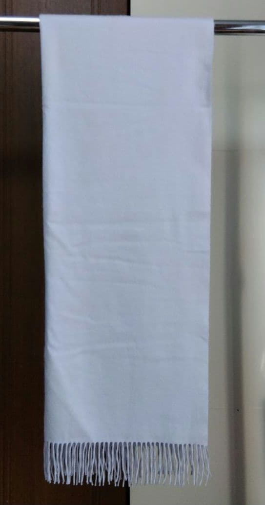 Johnstons of Elgin HAUNT ライトグレー　カシミアストール