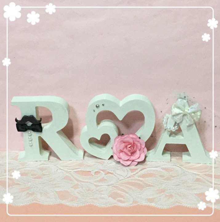 あちゃん様確認用♡ウエディングバージョン・イニシャルオブジェ