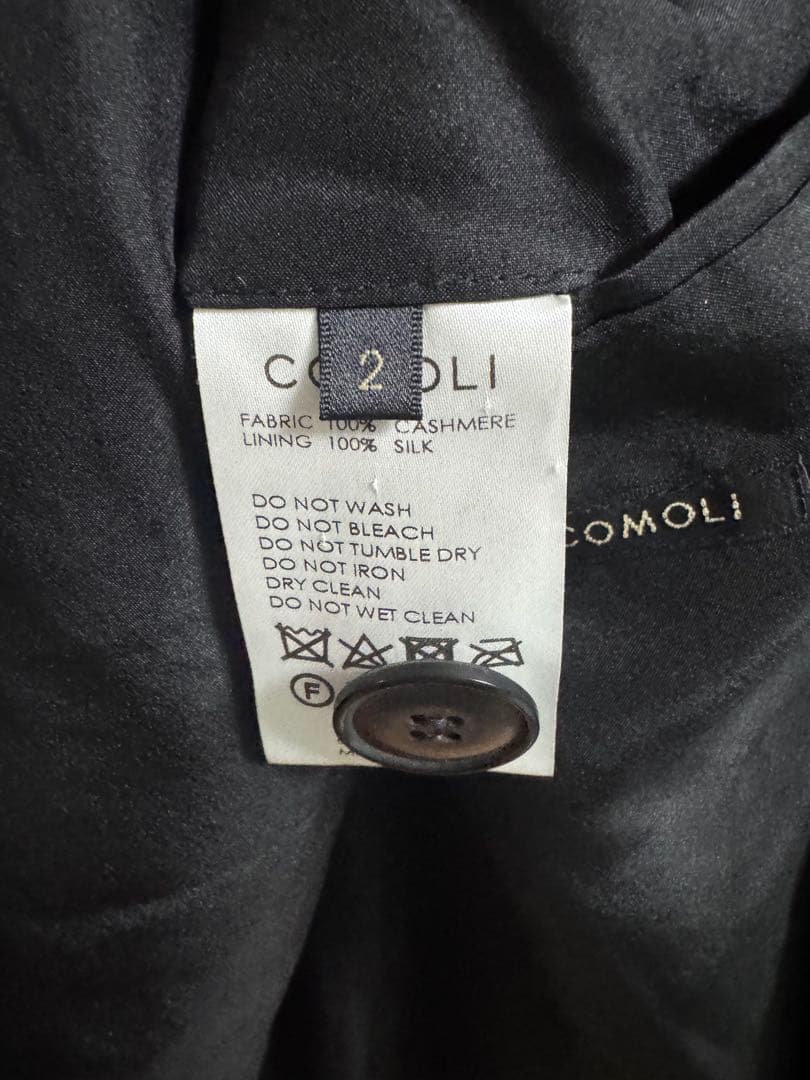 COMOLI 23aw カシミヤショールカラーコート 2