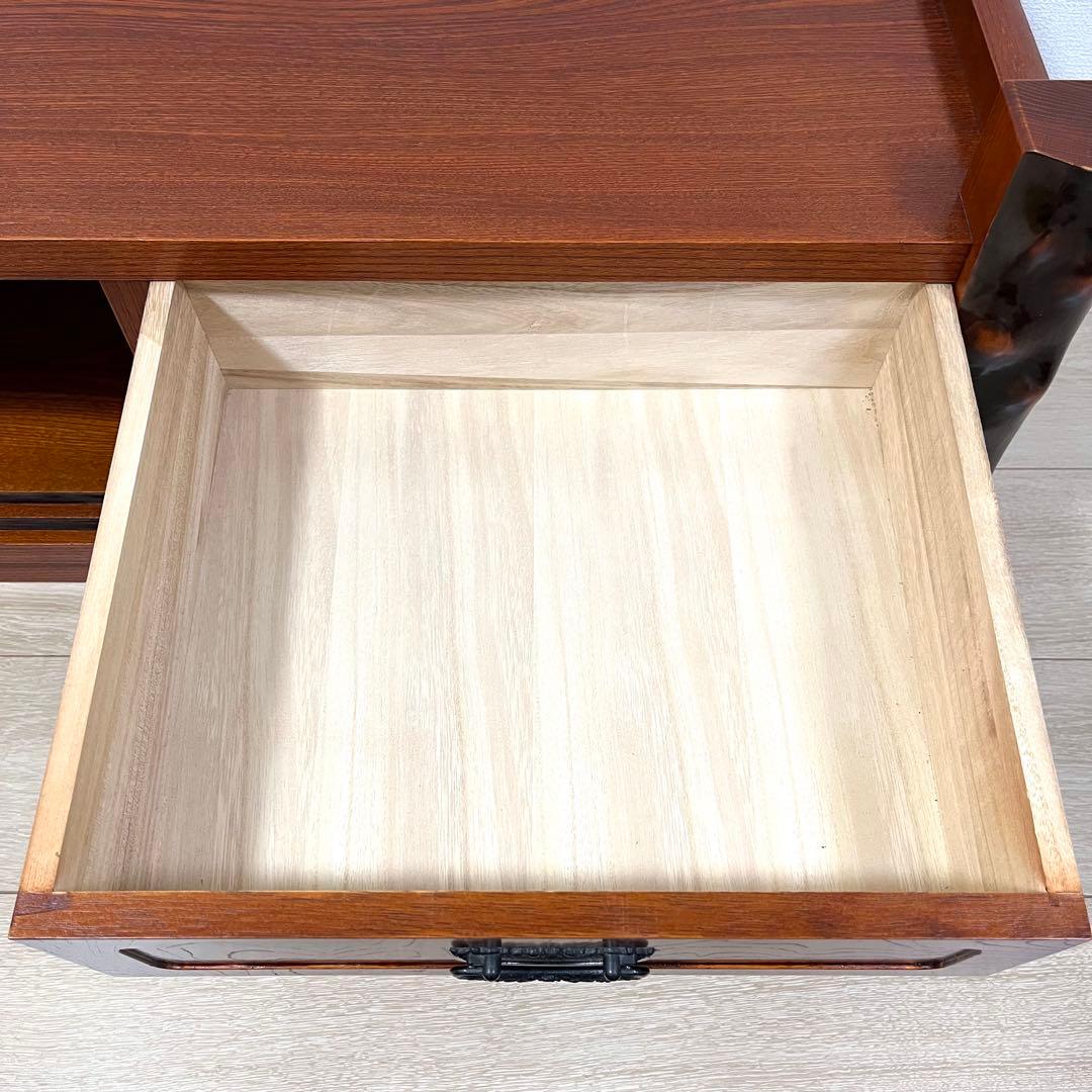 （ち05）【からくり隠し箱付き】置床 置き床 ローボード テレビ台 飾り台 花台