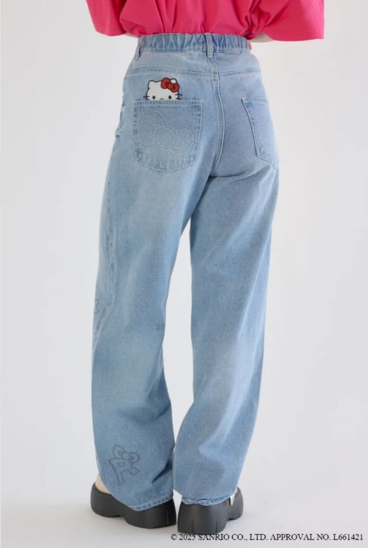 RODEO CROWNS WIDE BOWL サンリオ キティパンツ