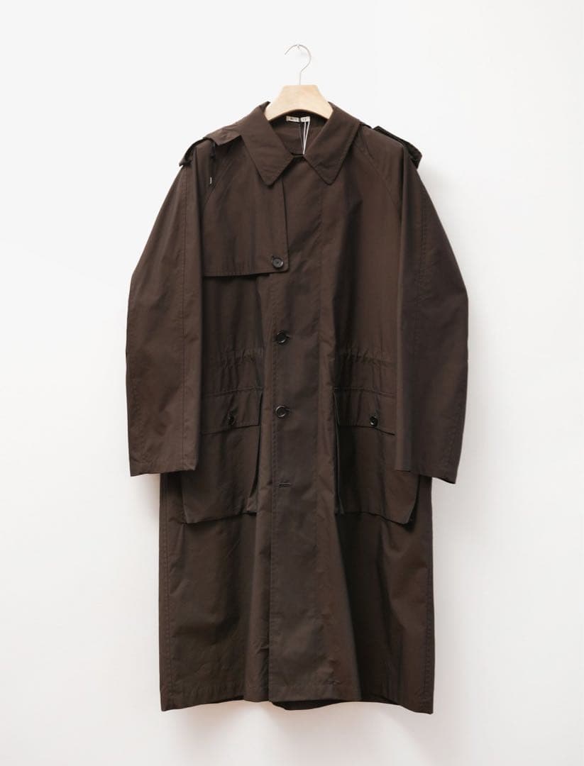 ジャケット・アウター AURALEE FINX NYLON CHAMBRAY FIELD COAT