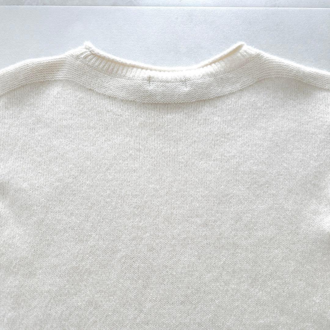 美品✨マーガレットハウエル　ロールネックニット　長袖　現行定番人気　アイボリー
