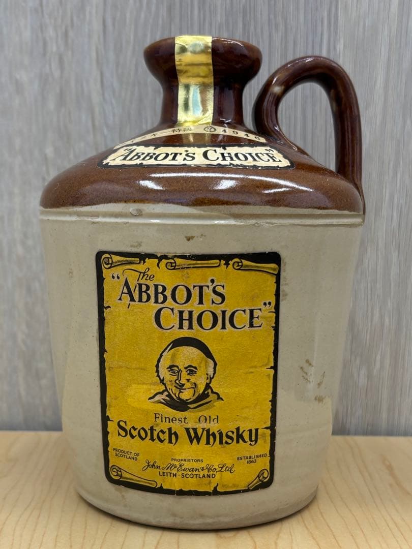 未開栓 アボットチョイス スコッチウイスキー特級 陶器ボトル 760ml 古酒
