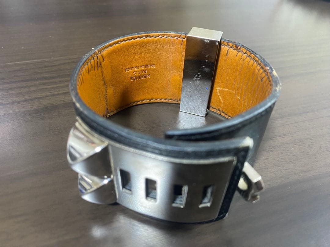 hermes エルメス collier de chien コリエドシアン 黒