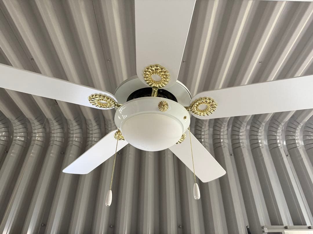 ホワイトシーリングファン 5枚ブレード