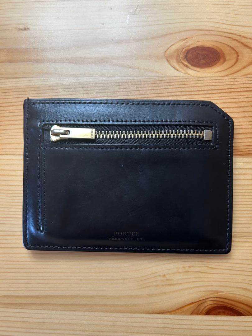 PORTER BILL CORDOVAN WALLET ブラック