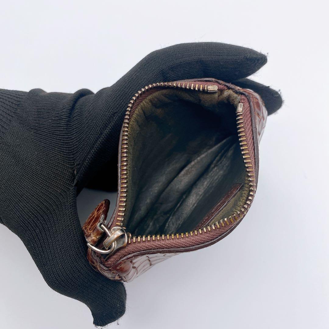 【激レア】BOTTEGA VENETA ボッテガ クロコダイル ケース 茶