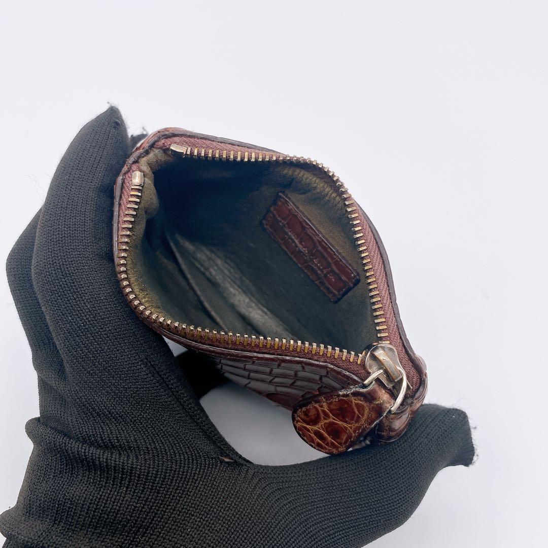 【激レア】BOTTEGA VENETA ボッテガ クロコダイル ケース 茶