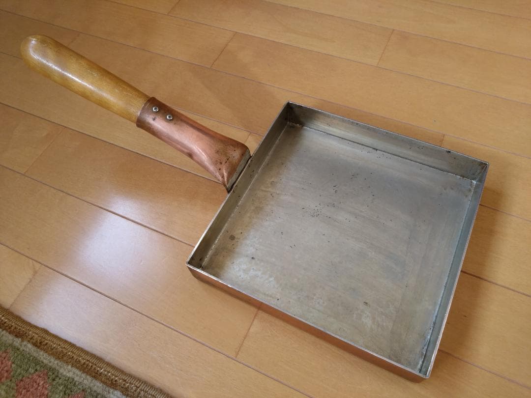業務用　銅製卵焼き器　21cm角
