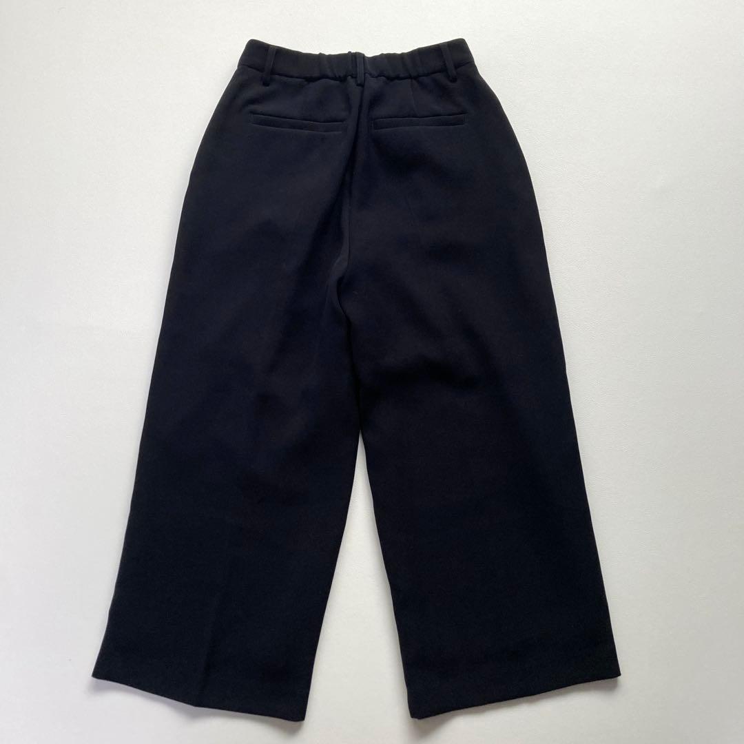 美品 ユナイテッドアローズ パンツスーツセットアップ 濃紺 36 洗える 伸縮性