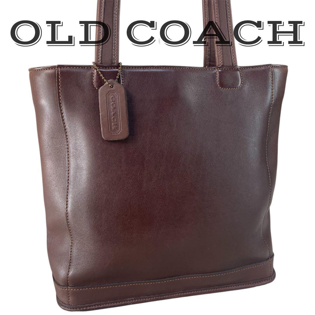【美品】 OLD COACH オールドコーチ トートバッグ ブラウン 9305