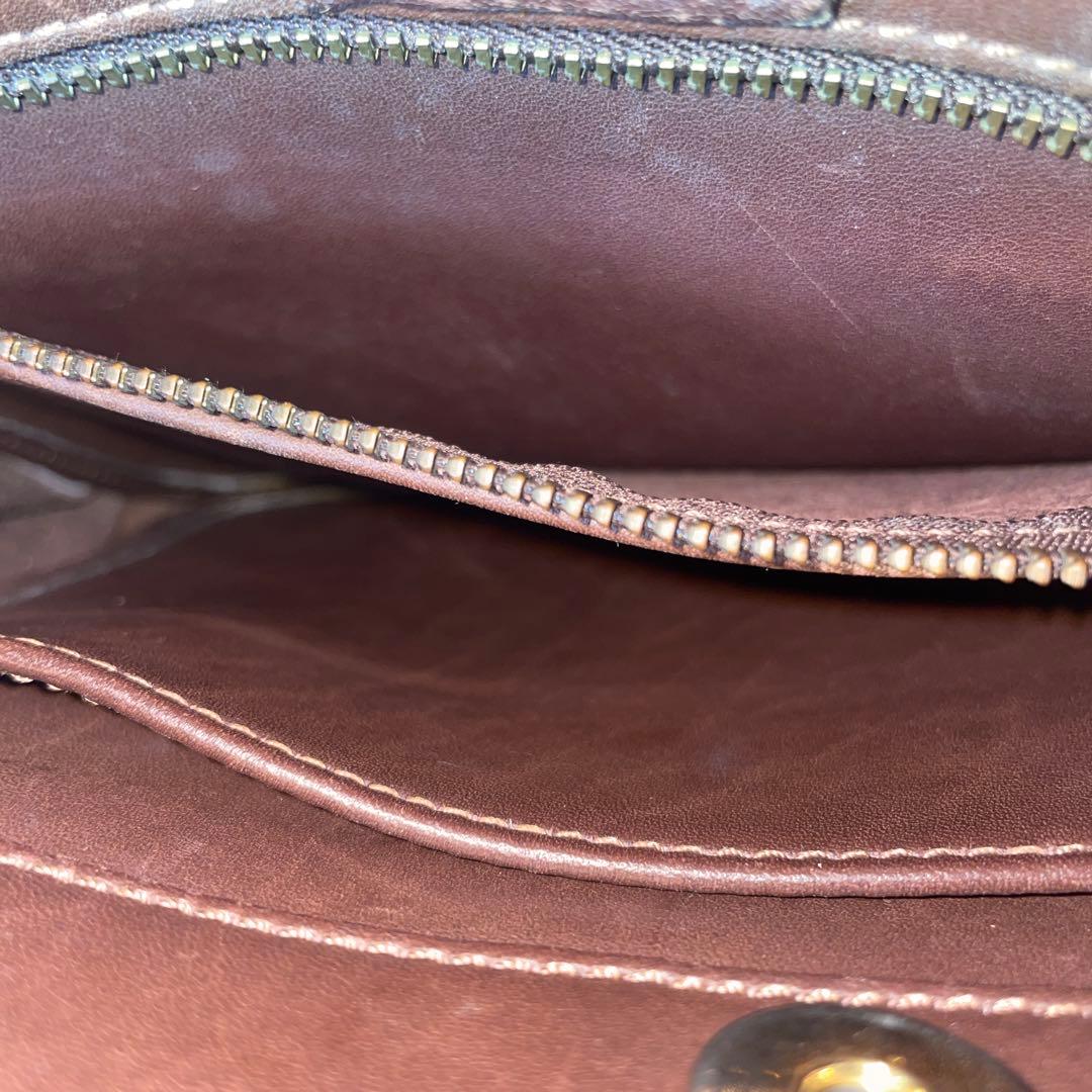 【美品】 OLD COACH オールドコーチ トートバッグ ブラウン 9305